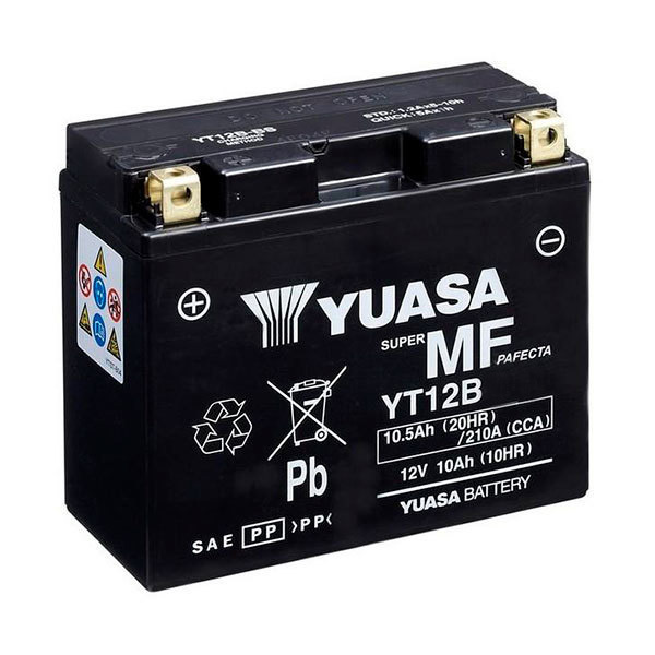 Motorcycle Battery Yuasa YT12B-BS - 51.8€ - EuroBikes