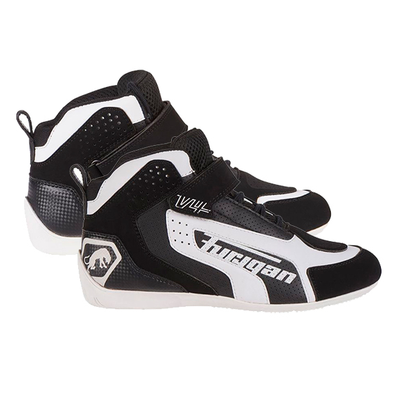 Furygan V4 Vented Motorcycle Shoes, black-white, Size 42