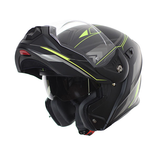 Helmet moto Scorpion Adx-1 Anima black yellow flip up 