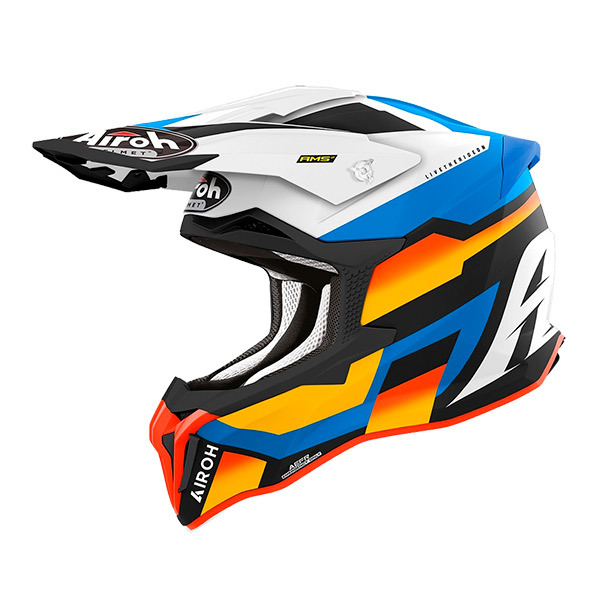 Motocross Helmet Airoh Strycker Glam Matt Blue - EuroBikes