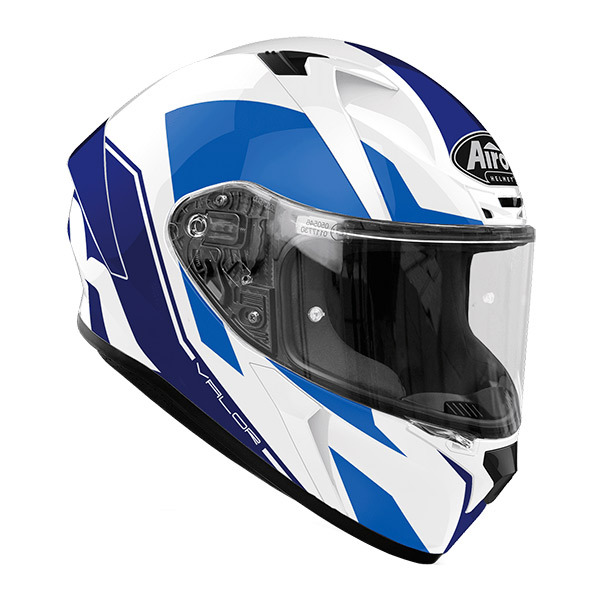 Full Face Helmet Airoh Valor Wings Blue Gloss - EuroBikes