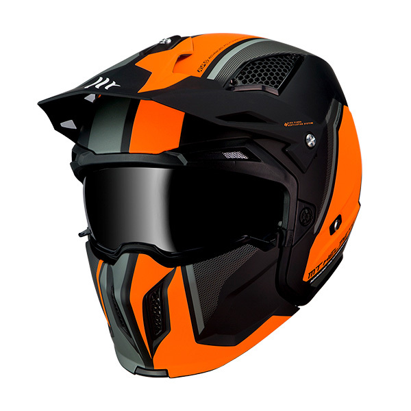 Casco Moto Jet Max Power Matt Black