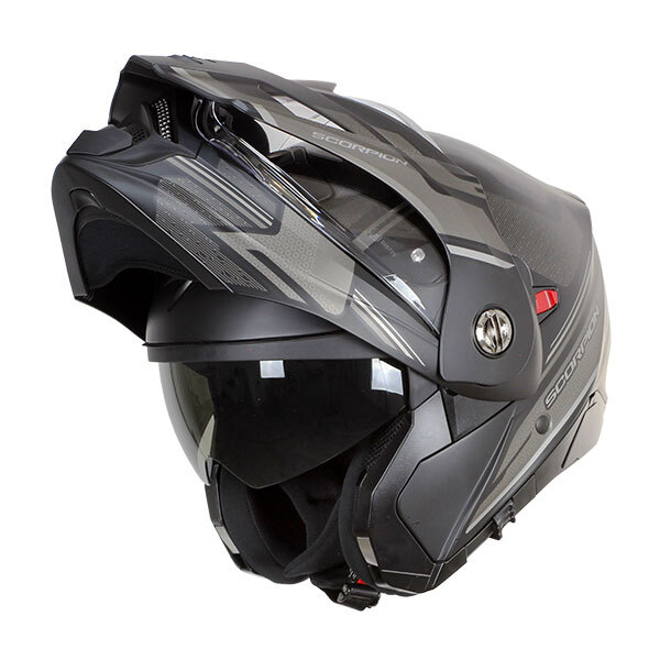 Casco Modulare Scorpion EXO-930 Solid Matt Pearl Black - EuroBikes