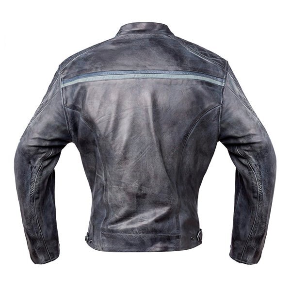 Invictus Paris: Leather motorcycle jacket with thermal lining