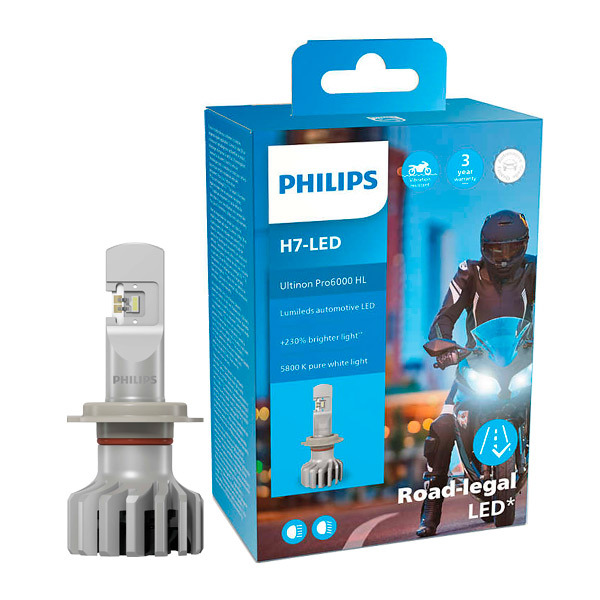 Philips Ultinon Pro6000 moto H7-LED (LUM11972U6000X1) ab 52,00