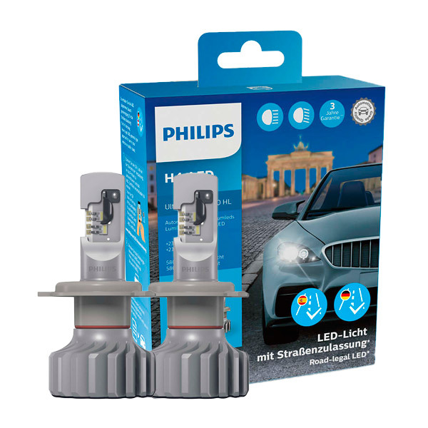 H7 Philips Ultinon Pro6000 LED headlight bulb - Piece