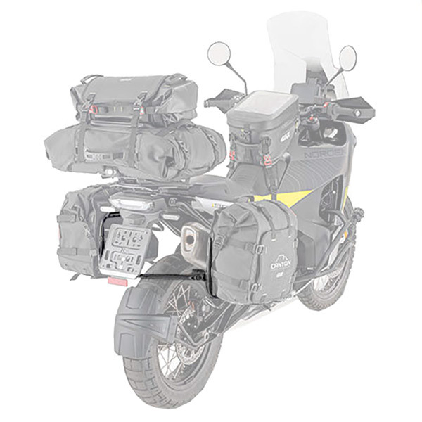 Husqvarna Norden 901 and Givi top case - Perunmoto