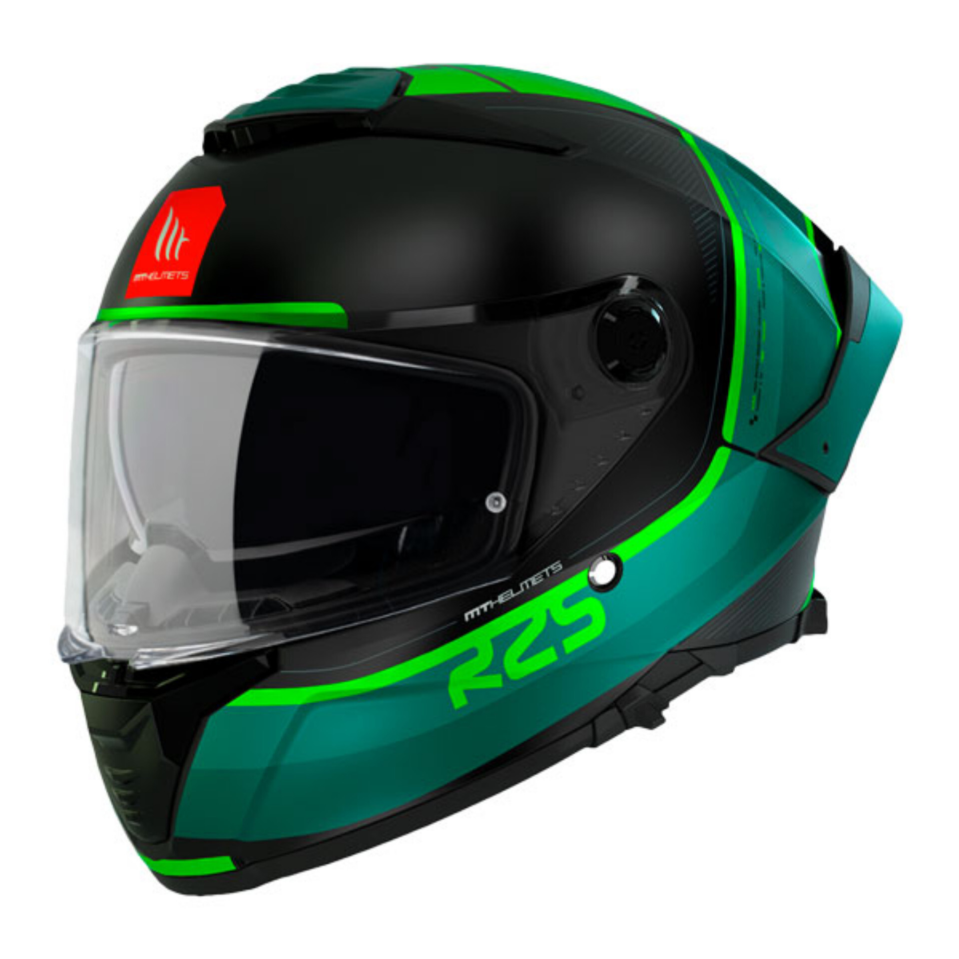 Casco Mt Helmets Rapide Pro Fugaz D3 amarillo flúor