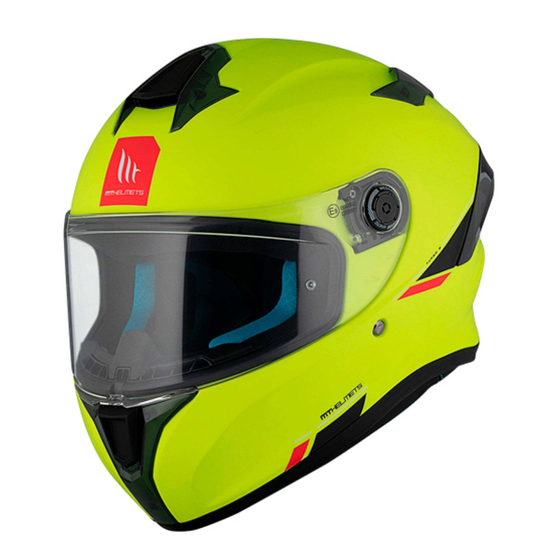 HJC C10 Tins MC3H Black Yellow Fluor Integral Helmet - Eurobikes