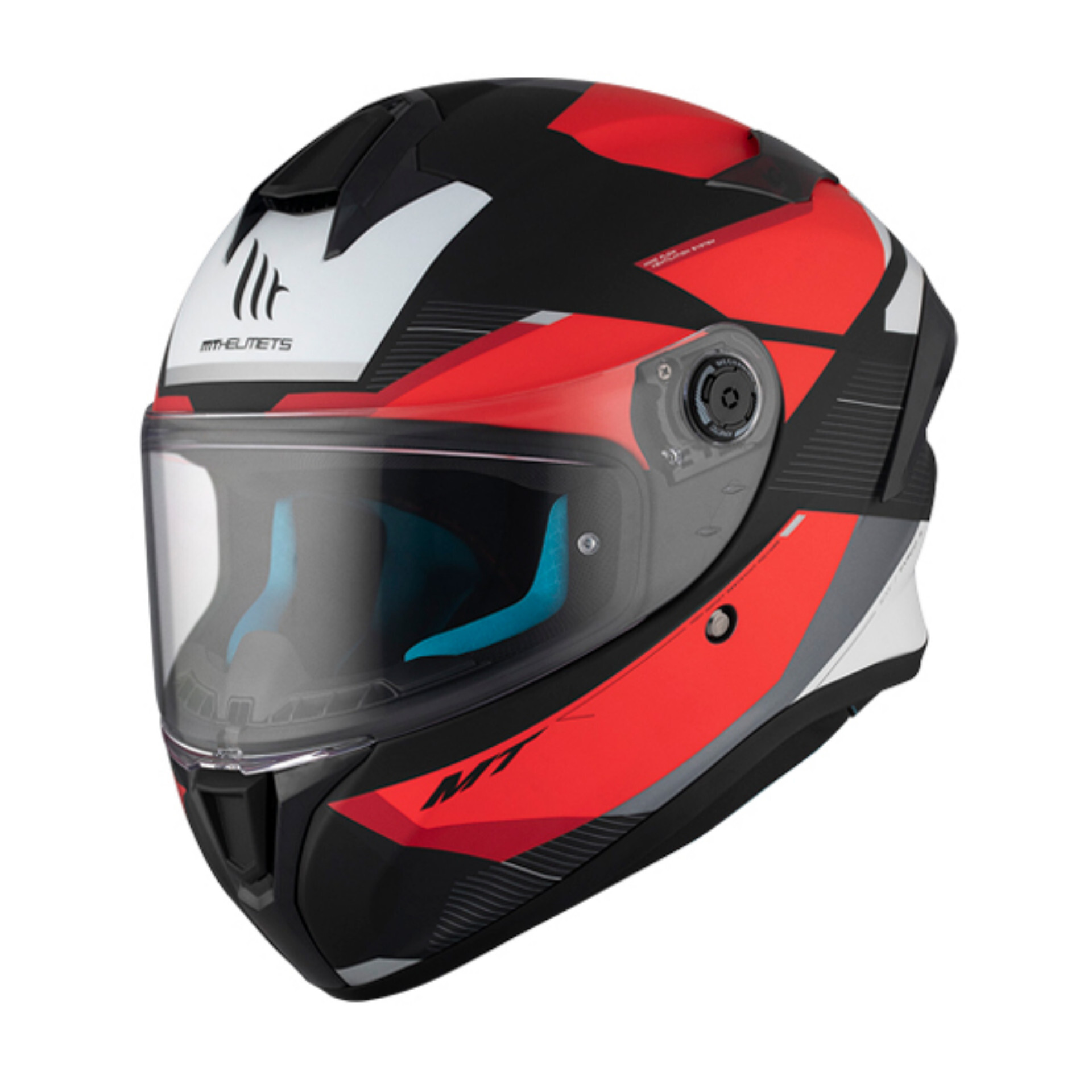 Full Face Helmet MT FF118SV Thunder 4 SV Fade A0 Pearl White Gloss -  EuroBikes