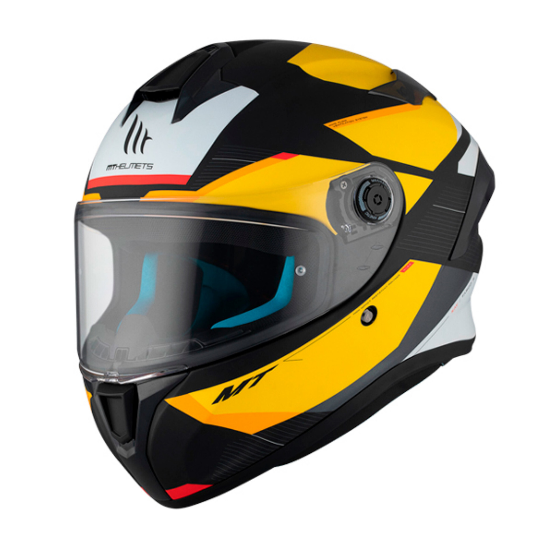 Full Face Helmet HJC C10 Lito MC2SF Gray Blue Matt - Eurobikes